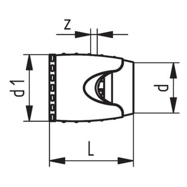 ADAPTATEUR  25 IFIT 4520
ART. N° 762.101.034