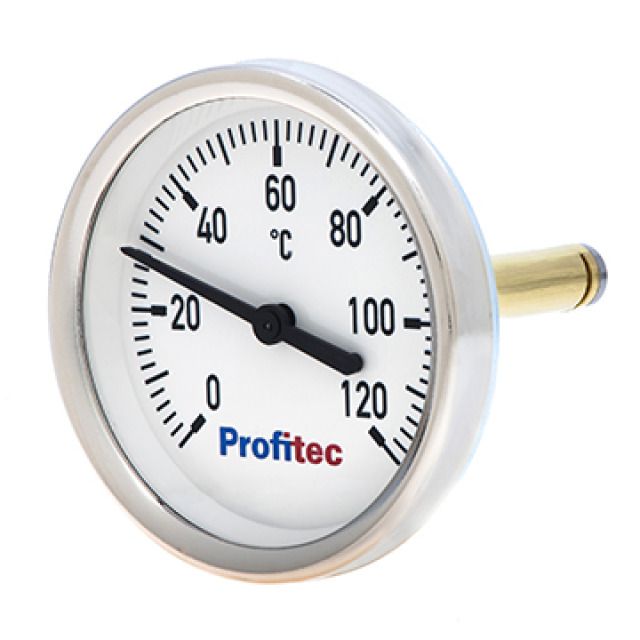 Profitec Bimetallthermometer
D 63mm, L 63mm, 0-120°C