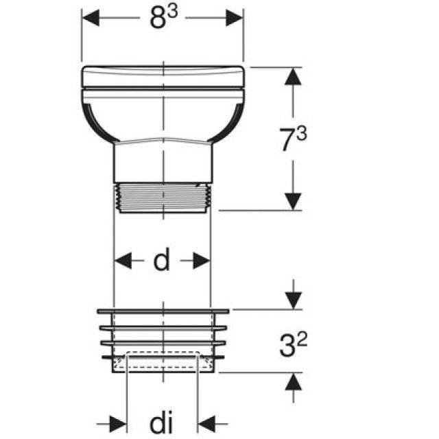 CLAPET DE VENTILATION GRB 50
359.900 d 50MM - 1 1/2" - 63MM