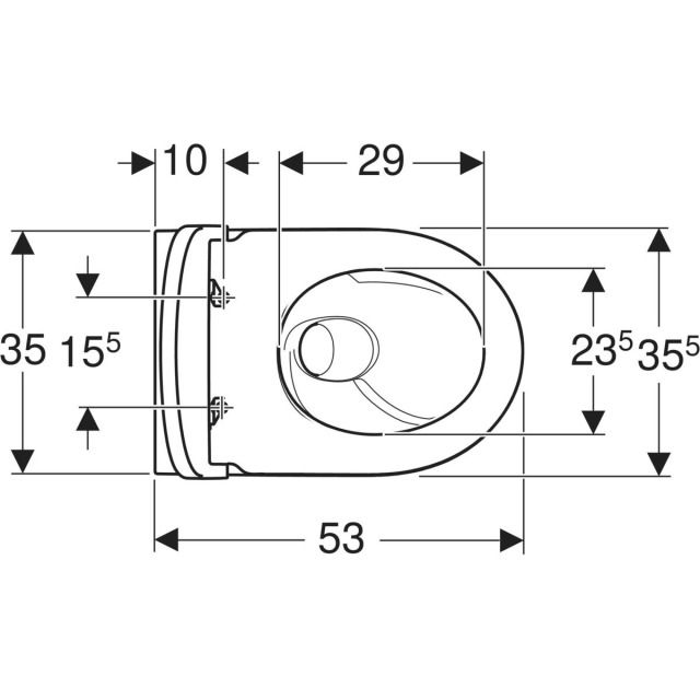 Set complet pour système de WC
504.079 iCon avec plaque de déclen-
chement: TurboFlush WC suspendu
forme fermée, avec siège de WC
set de raccordement, set antibruit
plaque de déclenchement - Sigma20 angulaire, blanc