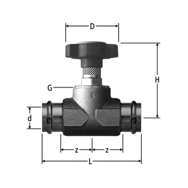 ROBINET D'ARRET OPTIPRESS
22 MM   82204