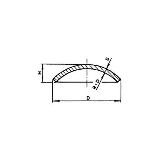 FONDS BOMBES A SOUDER
88.9 MM