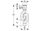 Geberit PE-HD, Siphon PE en S avec ouverture de révision