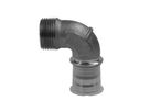Mepla Coude intermédiaire 90° avec filetage extérieur