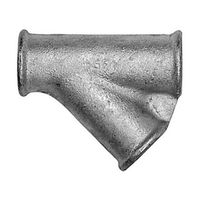 Té, 165, galvanisé, 45°