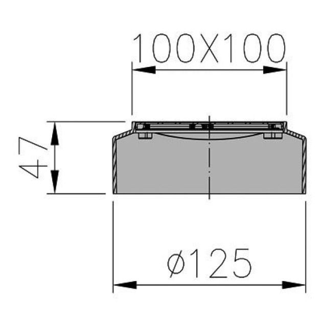 ACO AUFSATZSTUECK FLATLINE
2500.77.11               DN 50