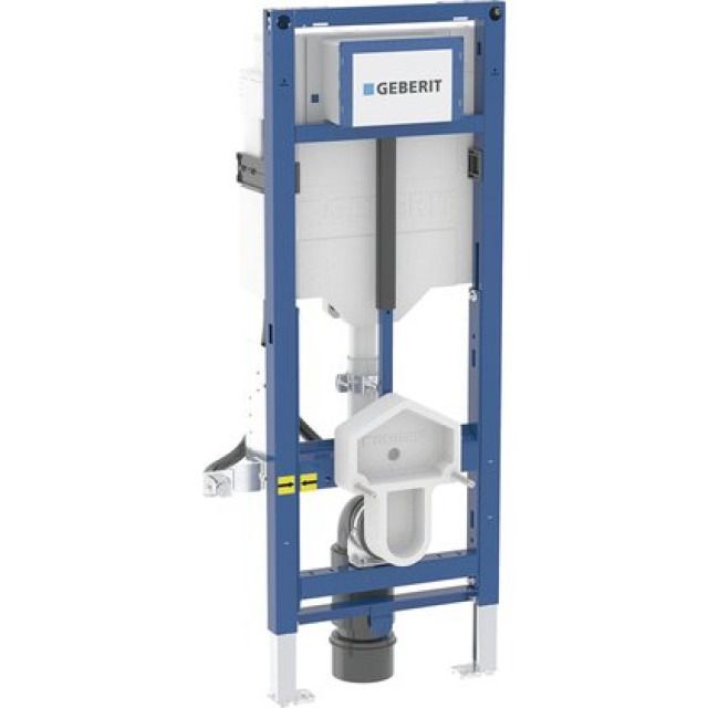Wandklosettelement Geberit
Duofix Sigma Montagerahmen,
Füsse verstellbar,
Einbauspülkasten für
Betätigung von vorne,
Wandklosett höhenverstellbar, - Abdeckplatte Sigma60 nicht
geeignet Breite 42,5 cm, Höhe
112 cm für barrierenfreies
Bauen