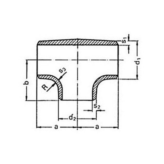 T-STÜCKE RED NAHTLOS, KÄLTEBS
273.0 X 219.1 X 273.0 MM
P 235GH / EN 10253-2-A
SA2.5+2K / 3X60µ KÄLTEBES 180µ
3 X 2-KOMPONENTEN EPOXIDHARZ-
BESCHICHTUNG