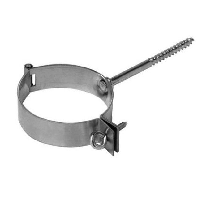 ABLAUF-ROHRSCHELLE          CU
MIT HOLZGEWINDE    75 / 200 MM