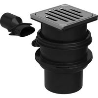 Geberit PE-HD, Grille-siphon Varino, vertical