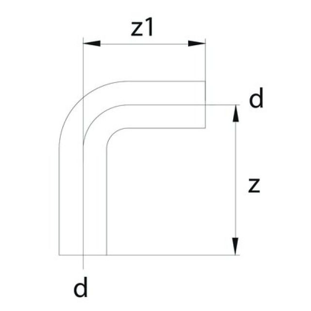 Profitec PressSteel
Press-Passbogen, 90°, 18mm