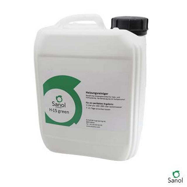 Nettoyant pour systèmes de
chauffage et refroidissement
capacité  de 5l pour 1000l
biodégradable