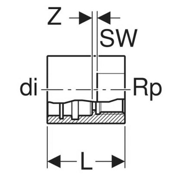 PFIT VERTEILERKAPPE MIT IG
653.485               3/4"
