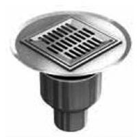 Siphon de sol vertical avec bride de collage