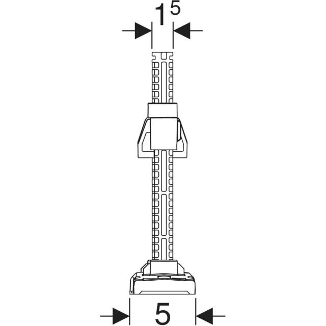Set de collier à
sceller en dalle Geberit