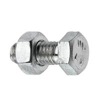 Boulon 6-pans avec ecrou, galvanisé pour bande Regla