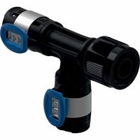 Té intermédiaire Geberit FlowFit avec MasterFix, embranchement