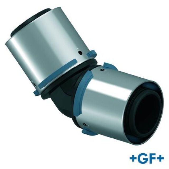 GF Uponor S-Press
coude 45° PPSU 63-63