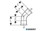 Geberit Mapress Therm coude 45°