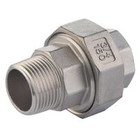 Inox, raccord de tube à étanchéité conique AG/IG