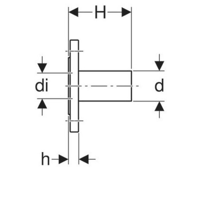 MM EINSCHUBFLANSCH
23769 - DN65PN6 - 76 MM