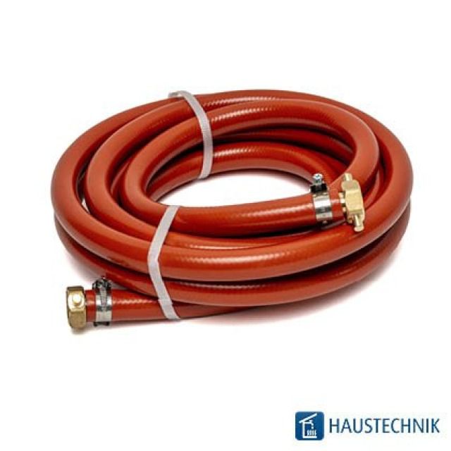 Heizungsfüllschlauch 16mm,7.5m
komplett, inkl. Raccords 3/4"
-15°C bis +60°C, max. 12bar