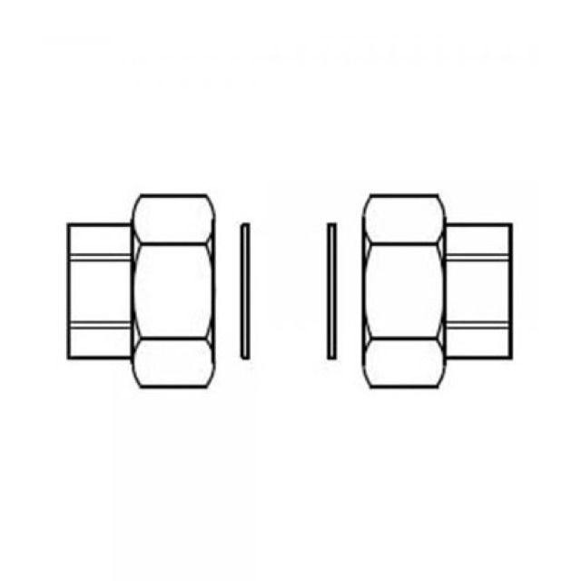 Grundfos Verschraubungs-Set
G 1 ½_ / Rp 1_ FZG