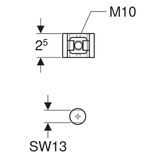 GIS-BEFESTIGUNGSCLIP
461.004                    M10