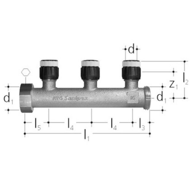 MT VERTEILER 3-FACH
4640.320                 20 MM