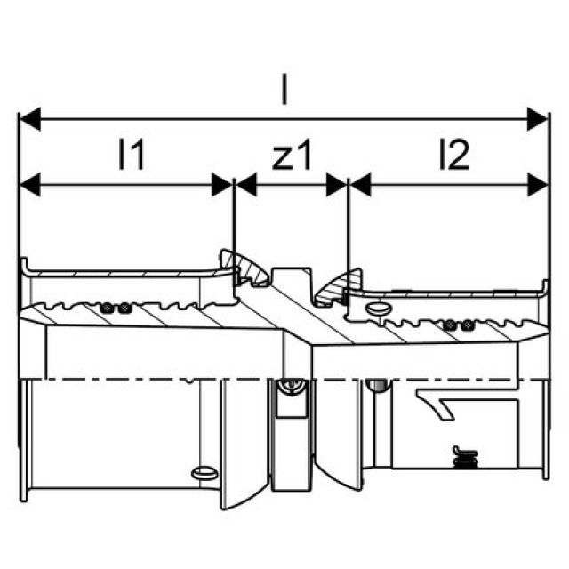 GF Uponor S-Press
manchon réduit PPSU 25-20