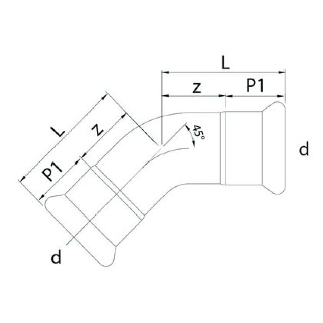 Profitec PressSteel
Press-Coude, 45°, 54mm