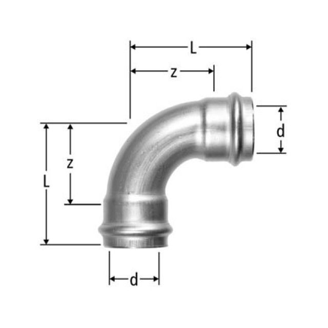 COUDE OPTIPRESS INOX 90°
18 MM   80000.23