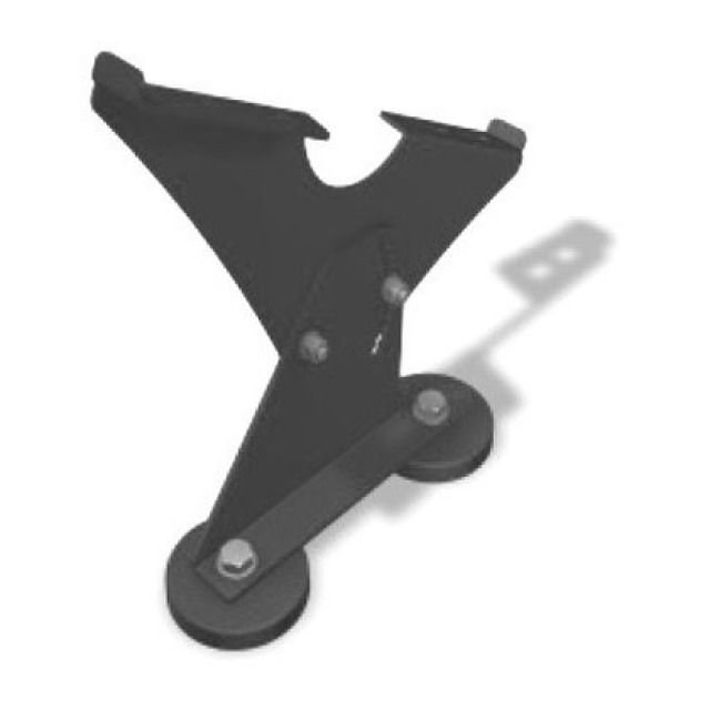 PREFA LAUFSTEGSTÜTZE P10
AUF ZWEI FUSSTEILEN   BRAUN