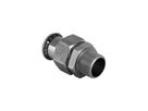 Geberit Mapress-gaz Raccord union  avec filetage extérieur, écrou de serrage en acier CrNi
