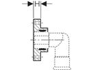 Geberit Mapress Fixation, pour équerre intermédiaire 90°