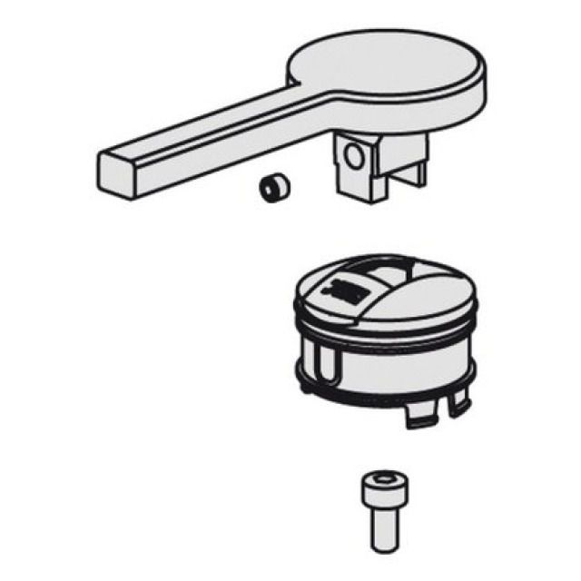 Hebelset komplett KWC
zu Waschtischmischer AVA
Coolfix, Z.536.598.000