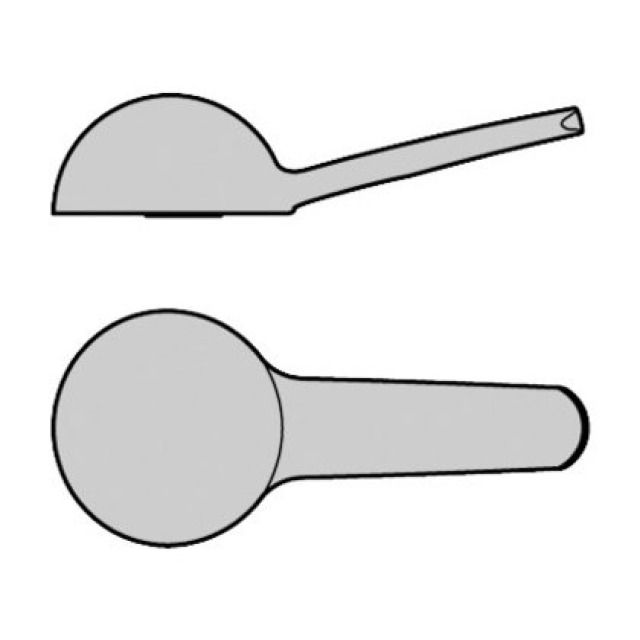 Levier de commande MILOR
complet, marquage vers le bas
Coloris: chromé