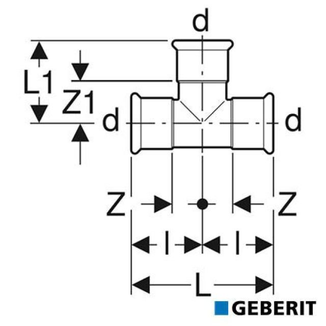 Geberit Mapress Therm
Té-égal : d=108
