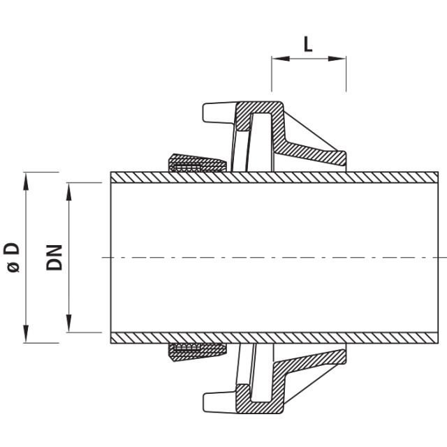 VERROUILL BAIO-SIT DN 125 5380