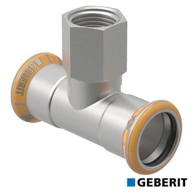 Geberit Mapress Therm
Té avec filetage intérieur
d=76.1, Rp=3/4", d1=76.1