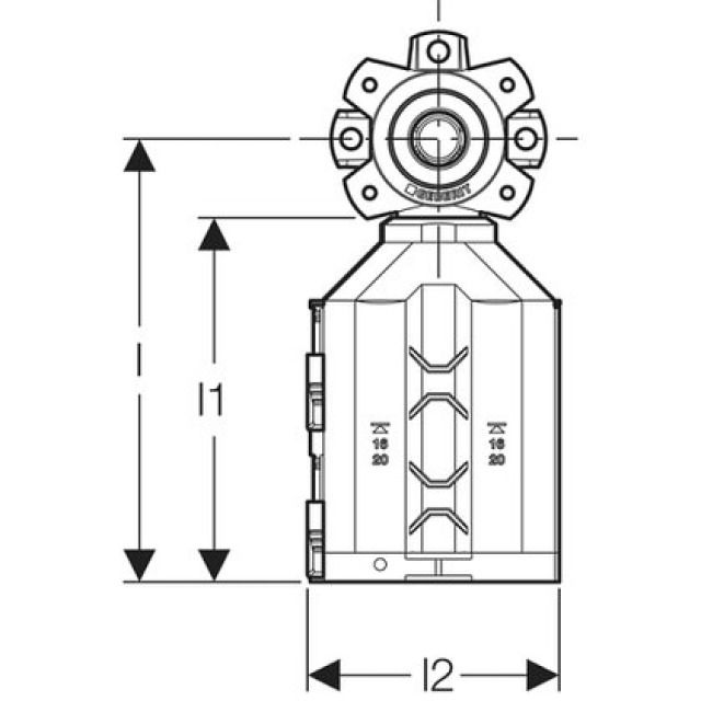 PFIT DOPPELANSCHLUSSDOSE 90°
650.489 OHNE SCHNELLKU. 1/2"