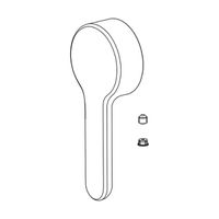 KWC Levier encastré complet WAMAS 2.0