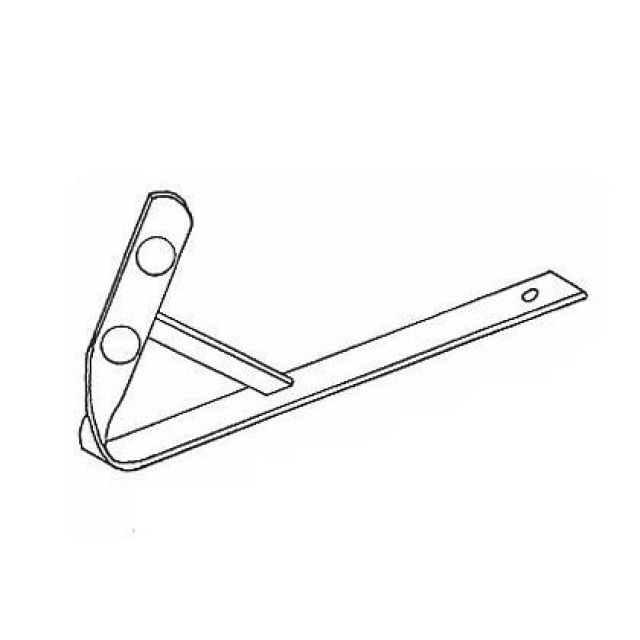 SCHEEFANGSTUETZEN GEDR GERADE
ROT                       3/4"