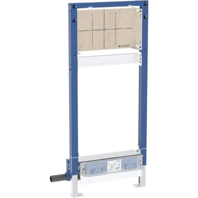 Wandablaufelement Geberit
Duofix für bodenebene Duschen
UP-Armaturen
Breite 50 cm, Höhe 130 cm
für Unterlagsbodenhöhe
am Einlauf 90-200 mm - höhenverstellbar, Fussstützen
Montagerahmen, Armaturenplatte
Abgangsstutzen  56 mm
ohne fertigbauset