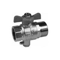 Robinets à boisseau sphérique avec raccord pour sonde d'immersion