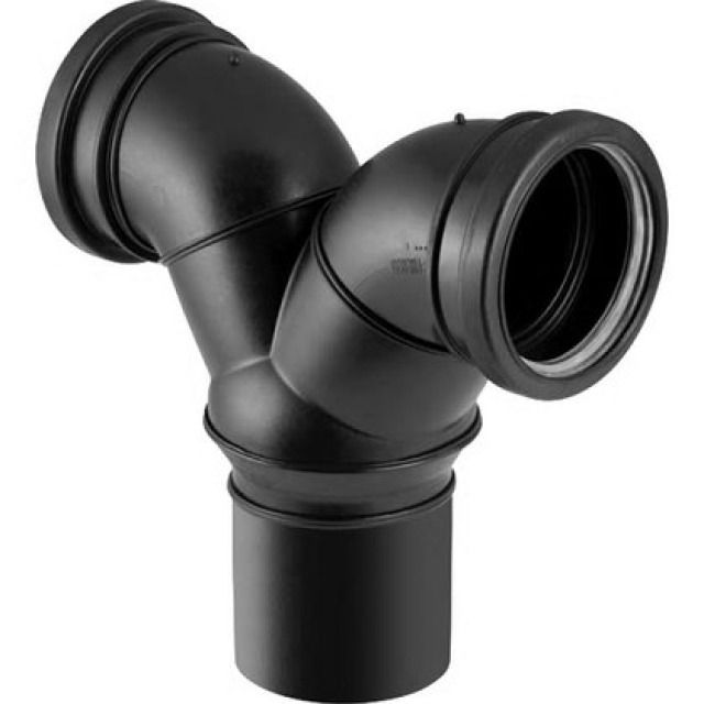 SILENT DBLE COUDE WC SUSPENDU
310.923 180°   110 / 90 MM