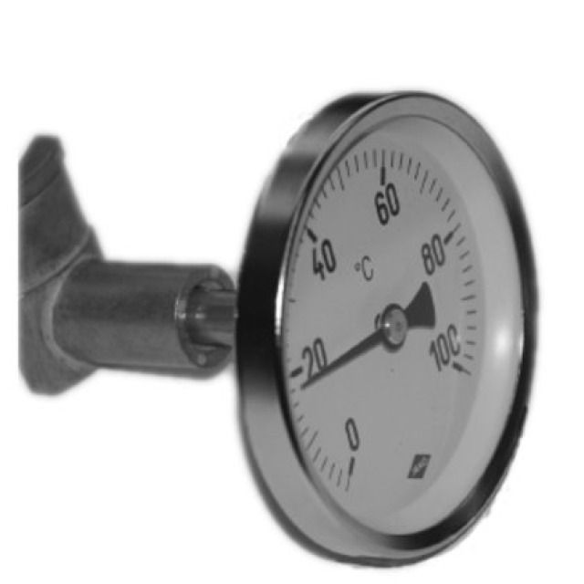 ANLIEGETHERMOMETER BIMETALL
OHNE SOCKEL D80 L63 -20-+40°C