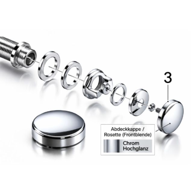 Calotte GEBERIT-TARO
Coloris: chromé