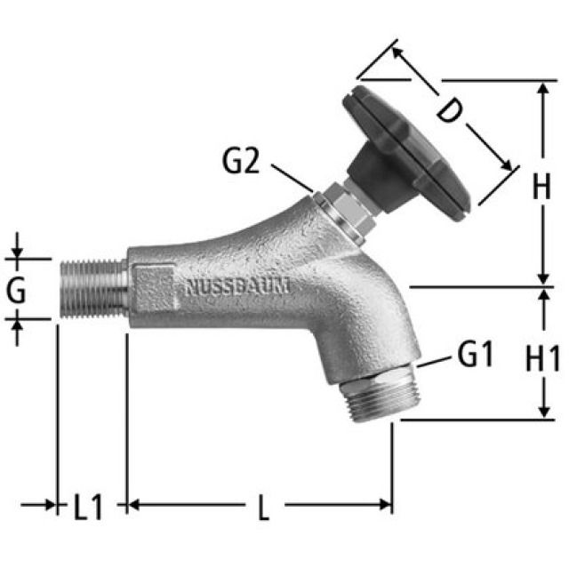 RN-AUSLAUFVENTIL M.HANDRAD
41130.04 ROH O. STRAHLR. 1/2"