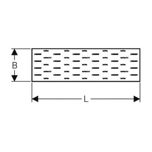 DECOUPES TUYAUX GEBERIT ISOL
356.014 FLEX 125 / 135 MM